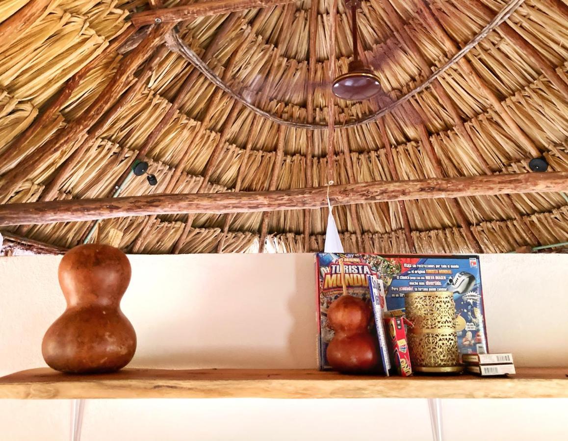 Encantadora Villa Maya Tradicional En Rancho Agroecologico Tzucaceb 外观 照片