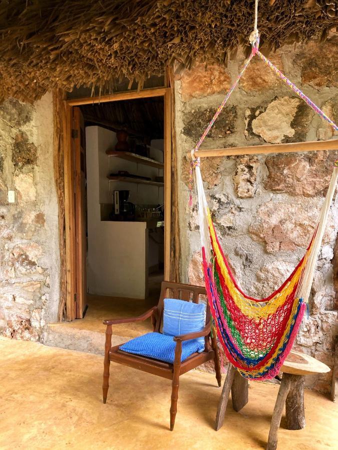 Encantadora Villa Maya Tradicional En Rancho Agroecologico Tzucaceb 外观 照片
