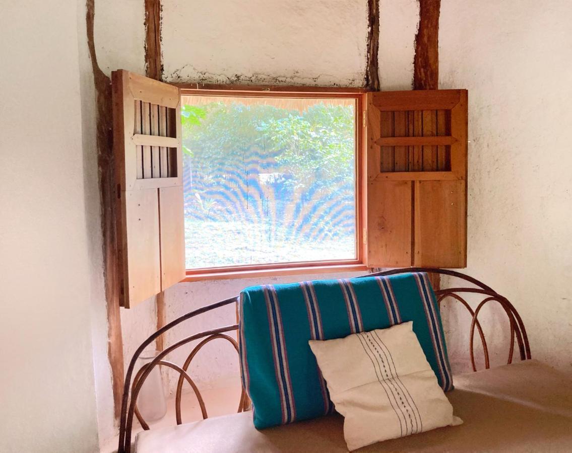 Encantadora Villa Maya Tradicional En Rancho Agroecologico Tzucaceb 外观 照片