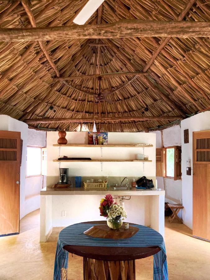 Encantadora Villa Maya Tradicional En Rancho Agroecologico Tzucaceb 外观 照片