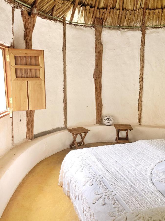Encantadora Villa Maya Tradicional En Rancho Agroecologico Tzucaceb 外观 照片